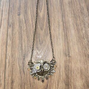 Steampunk Owl Necklace